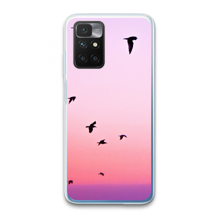 Fly away: Xiaomi Redmi 10 Transparant Hoesje