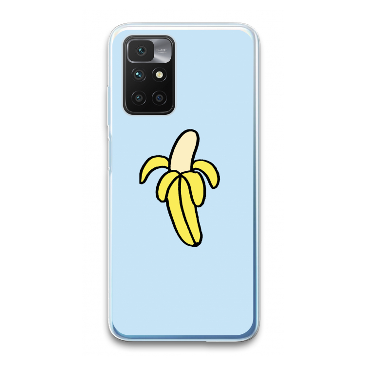 Banana: Xiaomi Redmi 10 Transparant Hoesje