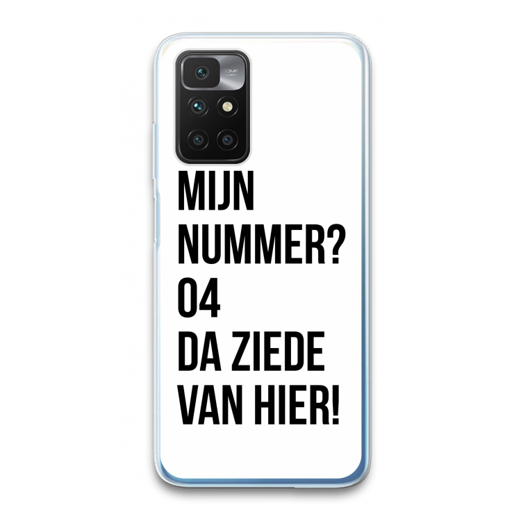 Da ziede van hier: Xiaomi Redmi 10 Transparant Hoesje