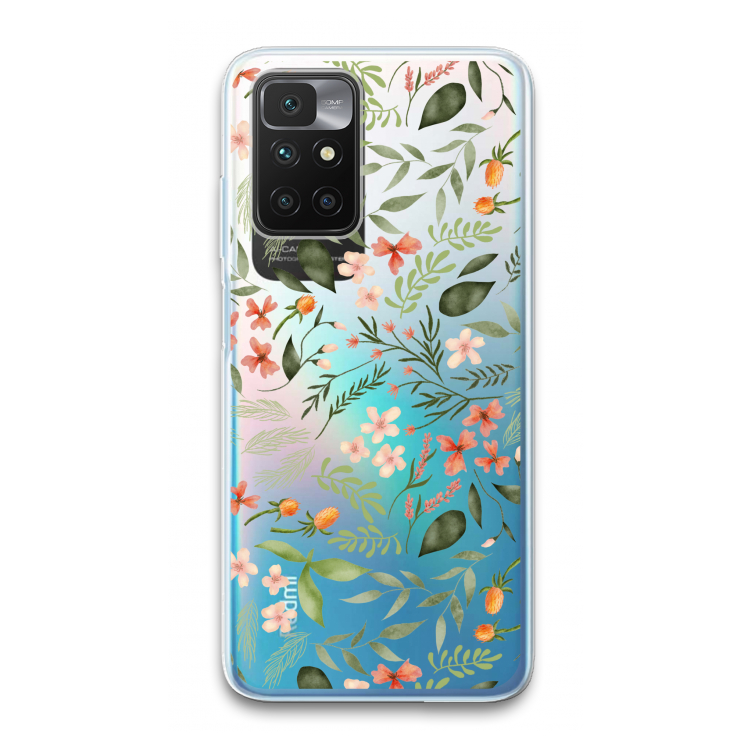 Sweet little flowers: Xiaomi Redmi 10 Transparant Hoesje