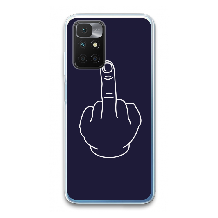 F**k U: Xiaomi Redmi 10 Transparant Hoesje