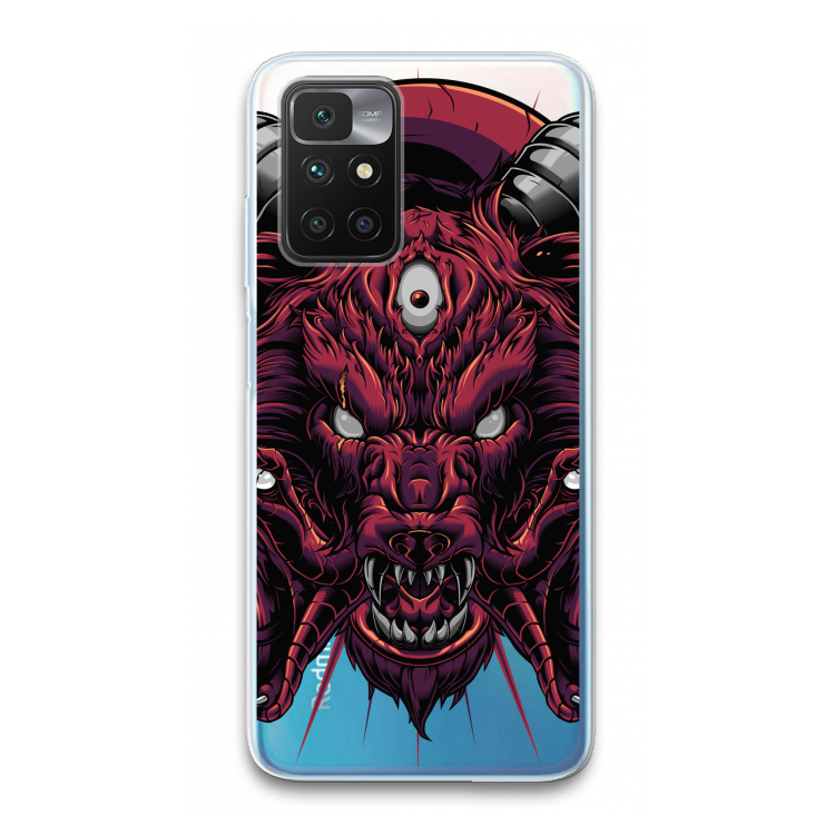 Hell Hound and Serpents: Xiaomi Redmi 10 Transparant Hoesje
