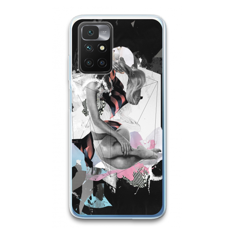 Camouflage de sommeil: Xiaomi Redmi 10 Transparant Hoesje