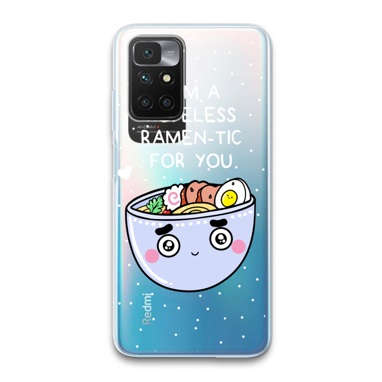I'm A Hopeless Ramen-Tic For You: Xiaomi Redmi 10 Transparant Hoesje