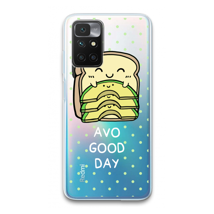 Avo Good Day: Xiaomi Redmi 10 Transparant Hoesje