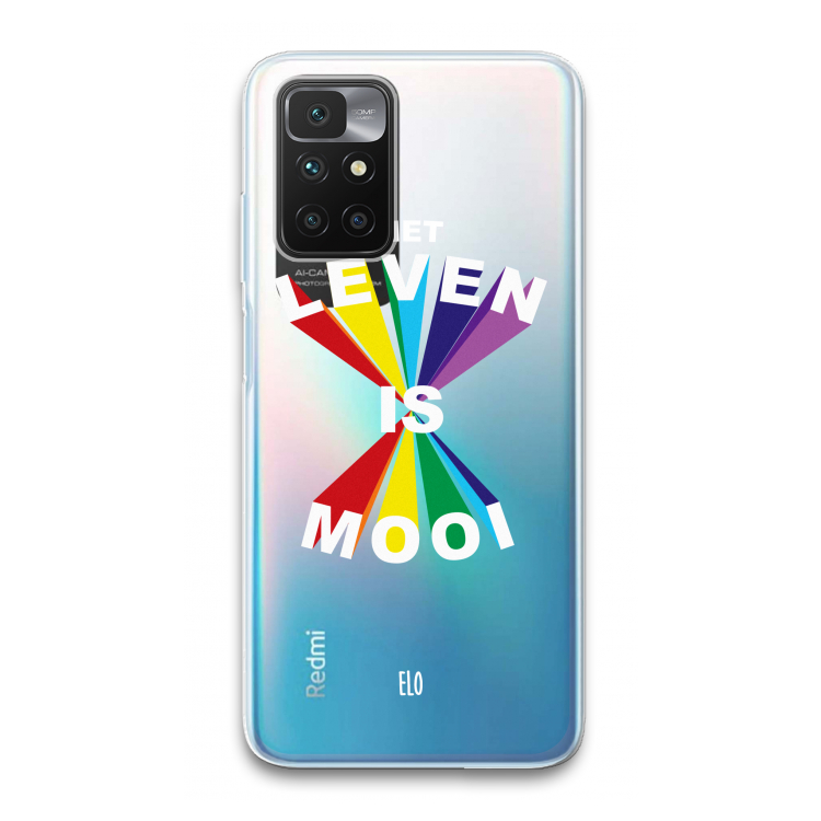 Het Leven Is Mooi: Xiaomi Redmi 10 Transparant Hoesje