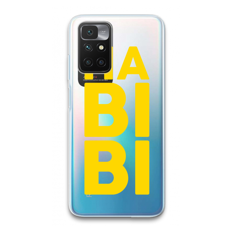 Habibi Blue: Xiaomi Redmi 10 Transparant Hoesje