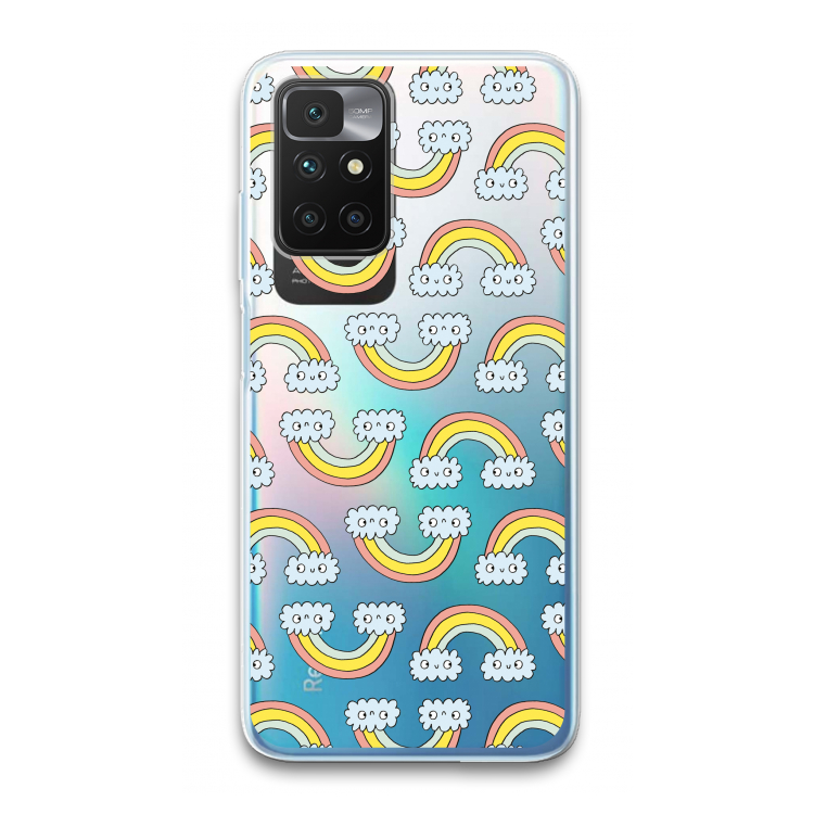 Regenboog: Xiaomi Redmi 10 Transparant Hoesje