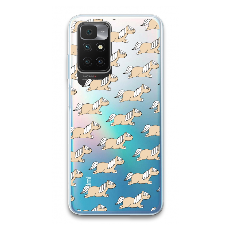 Ponys: Xiaomi Redmi 10 Transparant Hoesje