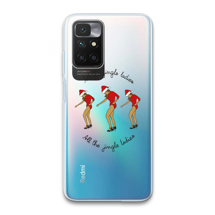 Jingle Ladies: Xiaomi Redmi 10 Transparant Hoesje