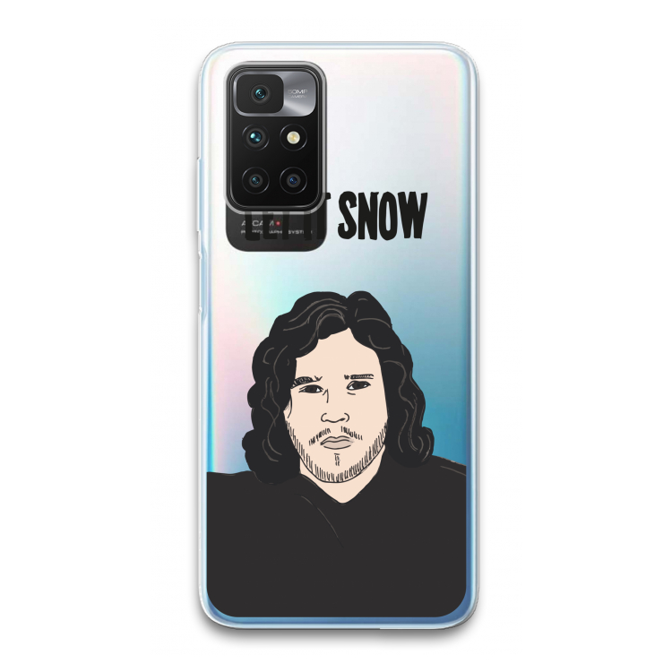 Let It Snow: Xiaomi Redmi 10 Transparant Hoesje