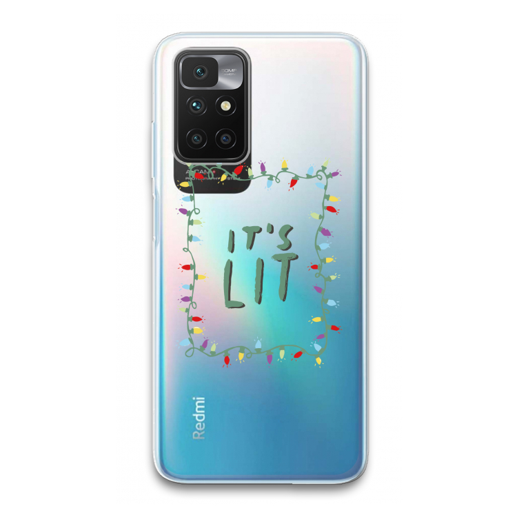 It's Lit: Xiaomi Redmi 10 Transparant Hoesje