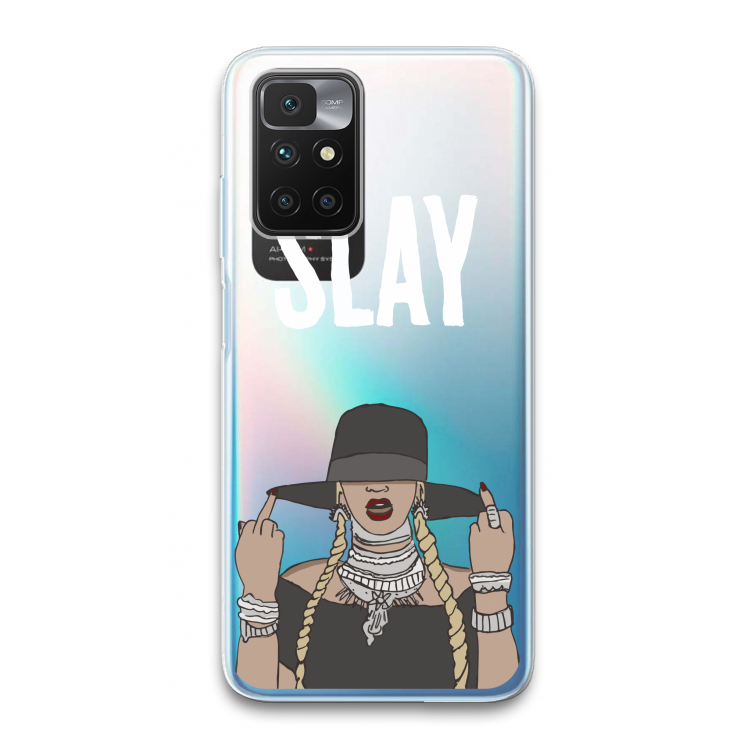Slay All Day: Xiaomi Redmi 10 Transparant Hoesje