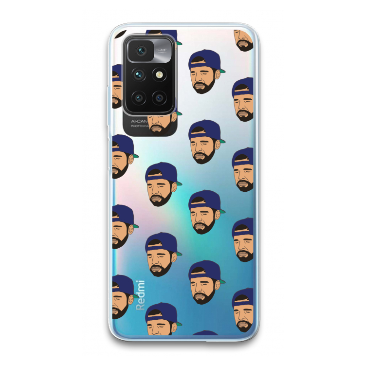 Drake Away: Xiaomi Redmi 10 Transparant Hoesje