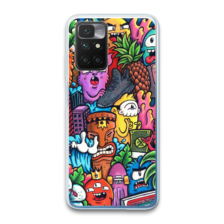 Vexx Mixtape: Xiaomi Redmi 10 Transparant Hoesje