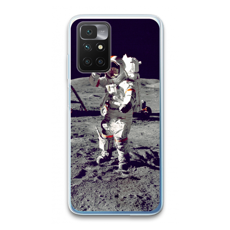 Spaceman: Xiaomi Redmi 10 Transparant Hoesje