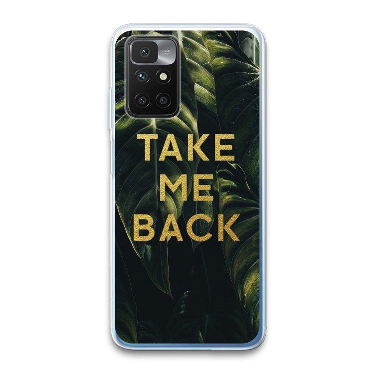 Take me back: Xiaomi Redmi 10 Transparant Hoesje