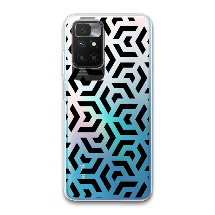 Crazy pattern: Xiaomi Redmi 10 Transparant Hoesje