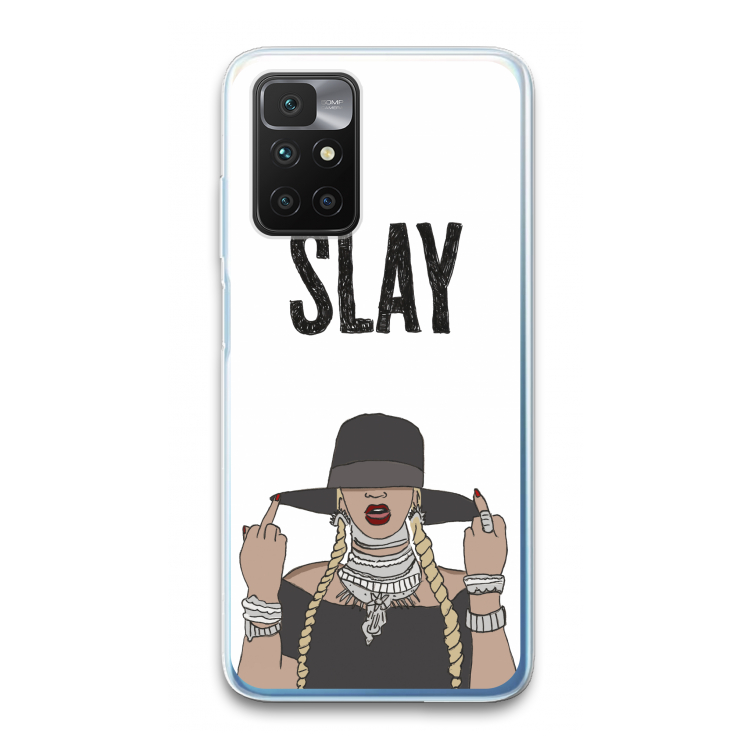 Slay All Day: Xiaomi Redmi 10 Transparant Hoesje