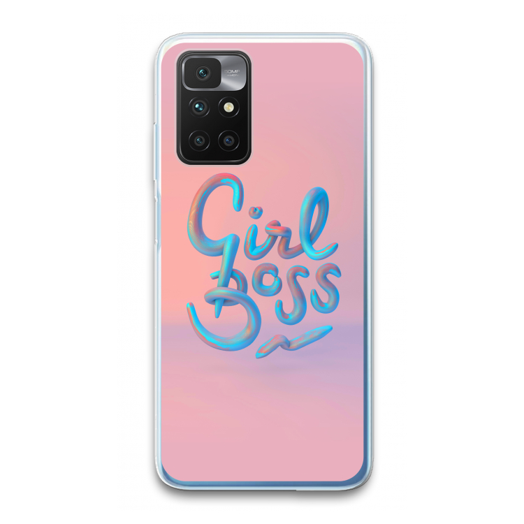 Girl boss: Xiaomi Redmi 10 Transparant Hoesje