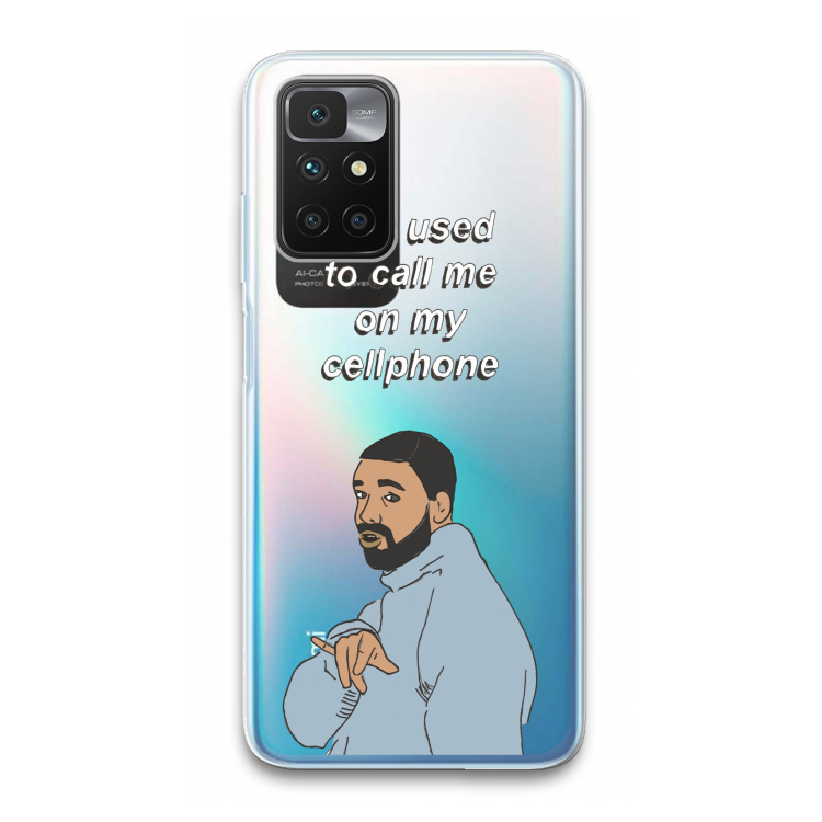 Hotline bling: Xiaomi Redmi 10 Transparant Hoesje