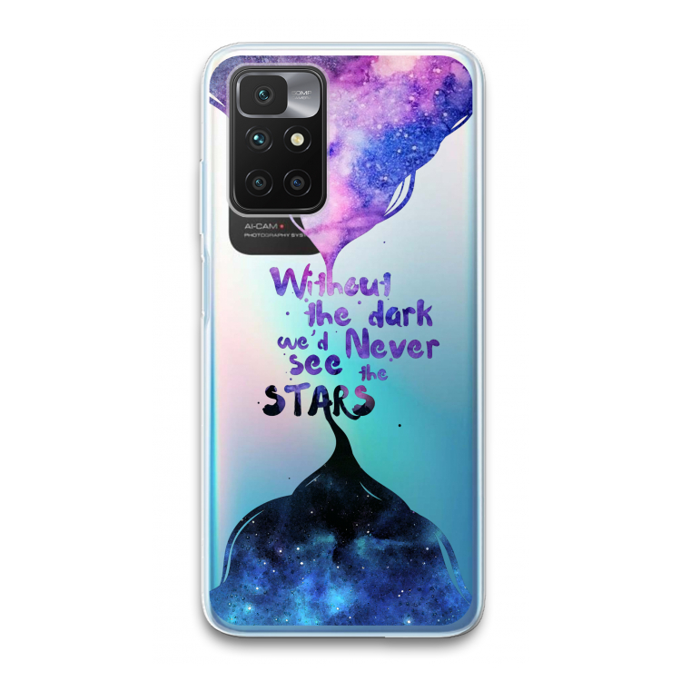 Stars quote: Xiaomi Redmi 10 Transparant Hoesje