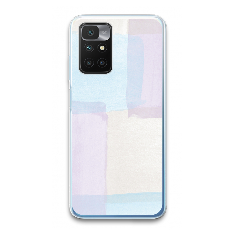 Square pastel: Xiaomi Redmi 10 Transparant Hoesje