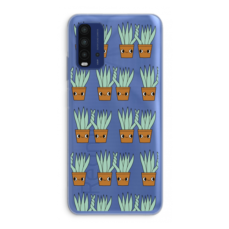 Sansevieria: Xiaomi Redmi 9T Transparant Hoesje