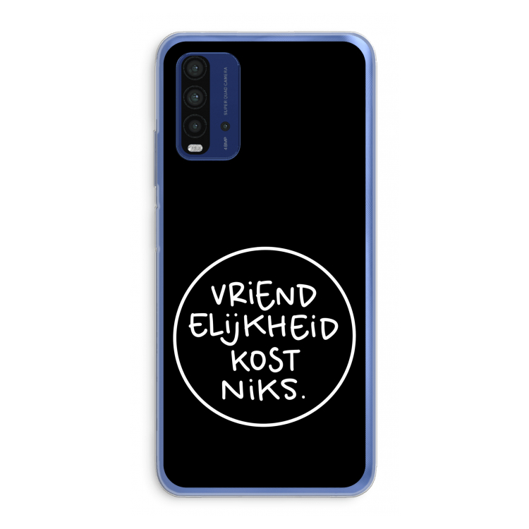 Vriendelijkheid: Xiaomi Redmi 9T Transparant Hoesje