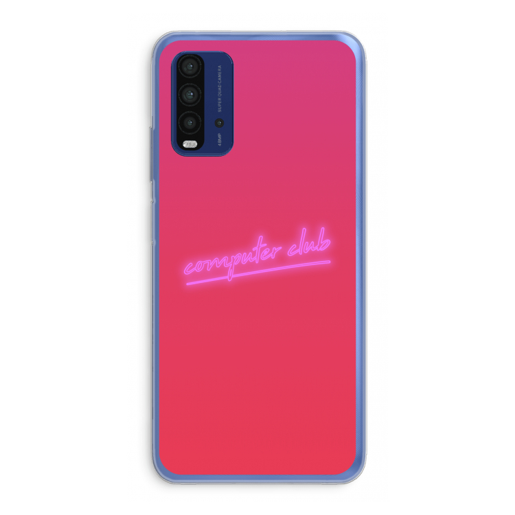 Vice Glow: Xiaomi Redmi 9T Transparant Hoesje