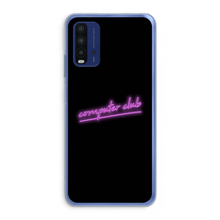 Vice Black: Xiaomi Redmi 9T Transparant Hoesje