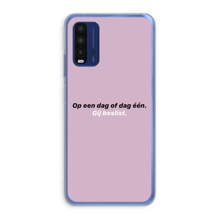 gij beslist: Xiaomi Redmi 9T Transparant Hoesje