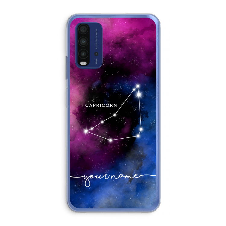 Sterrenbeeld - Donker: Xiaomi Redmi 9T Transparant Hoesje