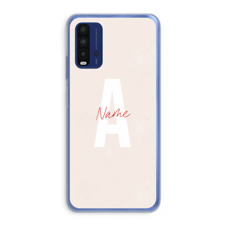 Strawberry Milkshake: Xiaomi Redmi 9T Transparant Hoesje