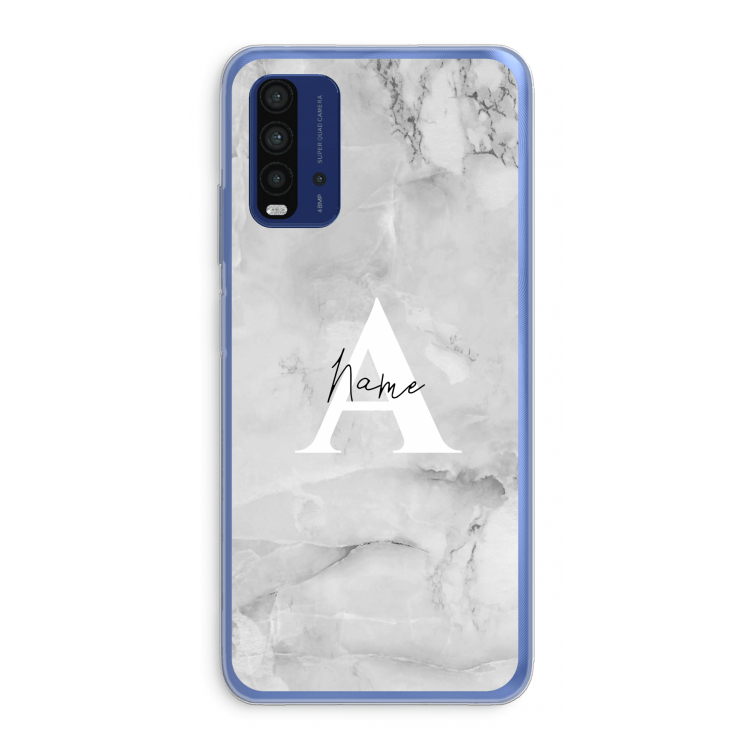 Ivory Marble: Xiaomi Redmi 9T Transparant Hoesje