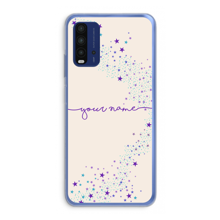 Sterren: Xiaomi Redmi 9T Transparant Hoesje