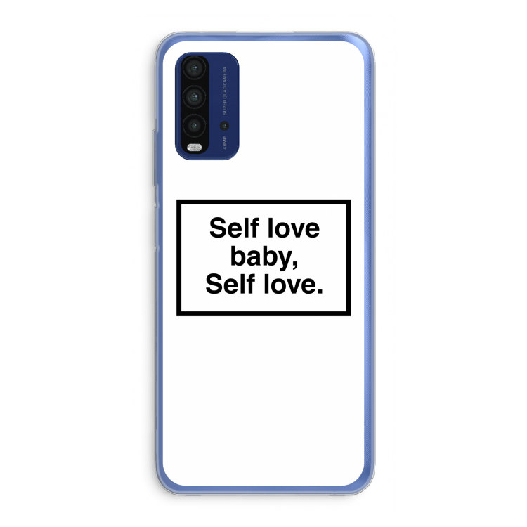 Self love: Xiaomi Redmi 9T Transparant Hoesje