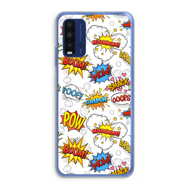 Pow Smack: Xiaomi Redmi 9T Transparant Hoesje