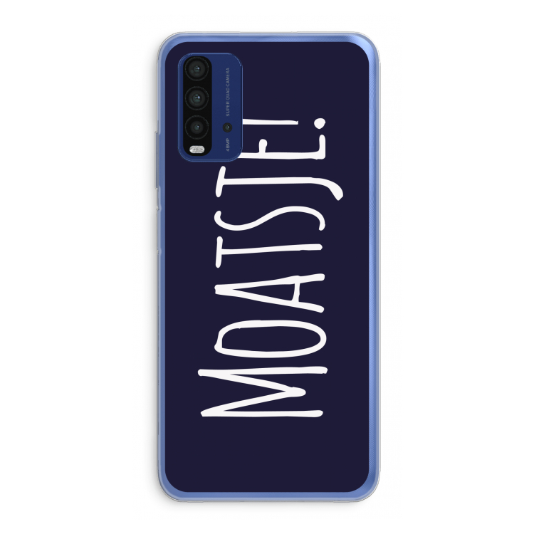 Moatsje!: Xiaomi Redmi 9T Transparant Hoesje