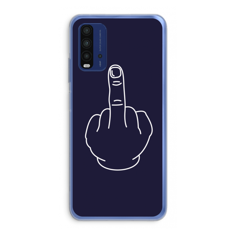 F**k U: Xiaomi Redmi 9T Transparant Hoesje