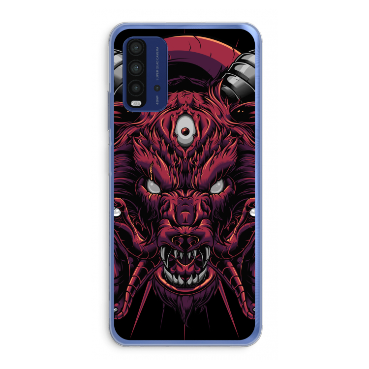 Hell Hound and Serpents: Xiaomi Redmi 9T Transparant Hoesje