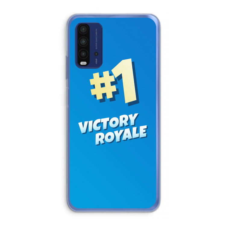 Victory Royale: Xiaomi Redmi 9T Transparant Hoesje