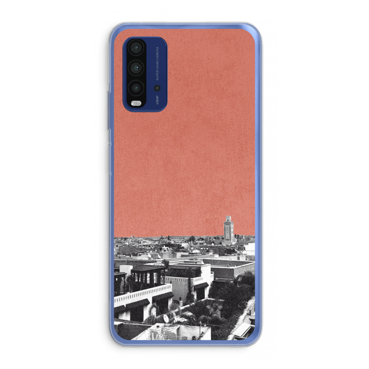 Marrakech Skyline : Xiaomi Redmi 9T Transparant Hoesje