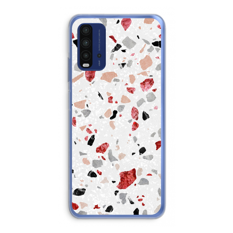 Terrazzo N°12: Xiaomi Redmi 9T Transparant Hoesje