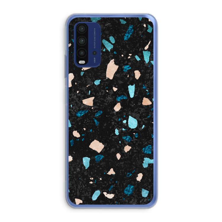 Terrazzo N°11: Xiaomi Redmi 9T Transparant Hoesje