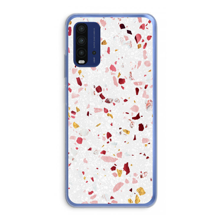 Terrazzo N°9: Xiaomi Redmi 9T Transparant Hoesje