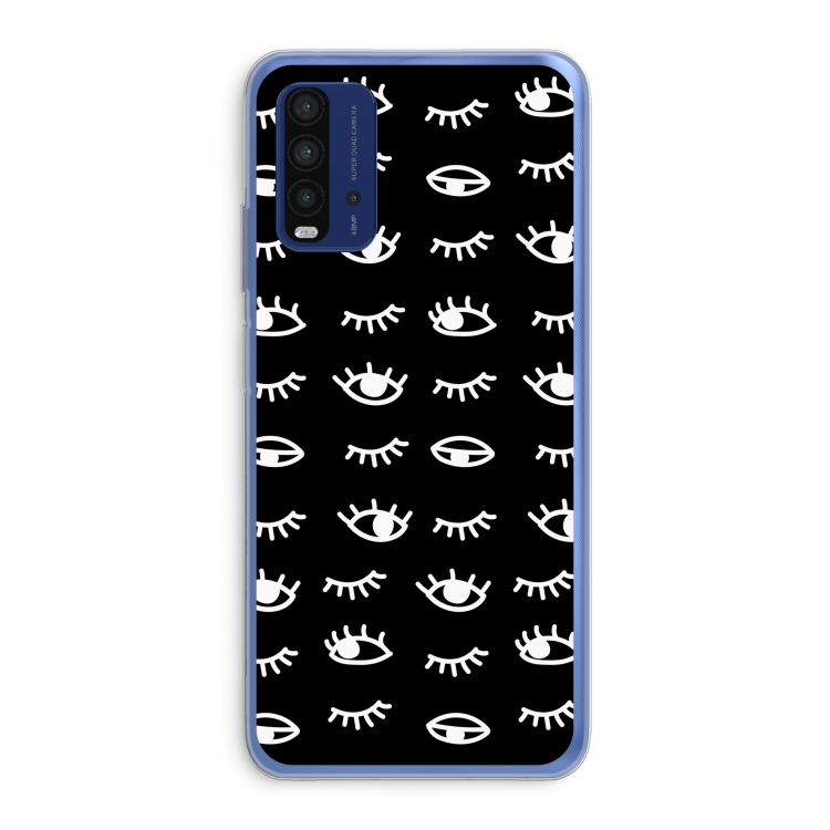 Eye pattern #3: Xiaomi Redmi 9T Transparant Hoesje