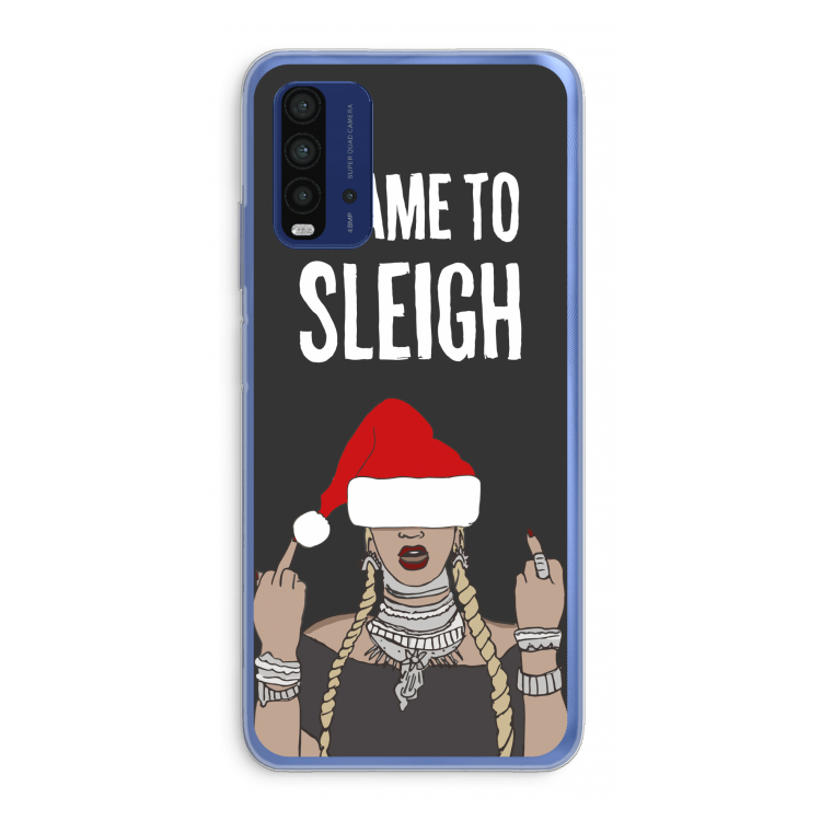 Came To Sleigh: Xiaomi Redmi 9T Transparant Hoesje