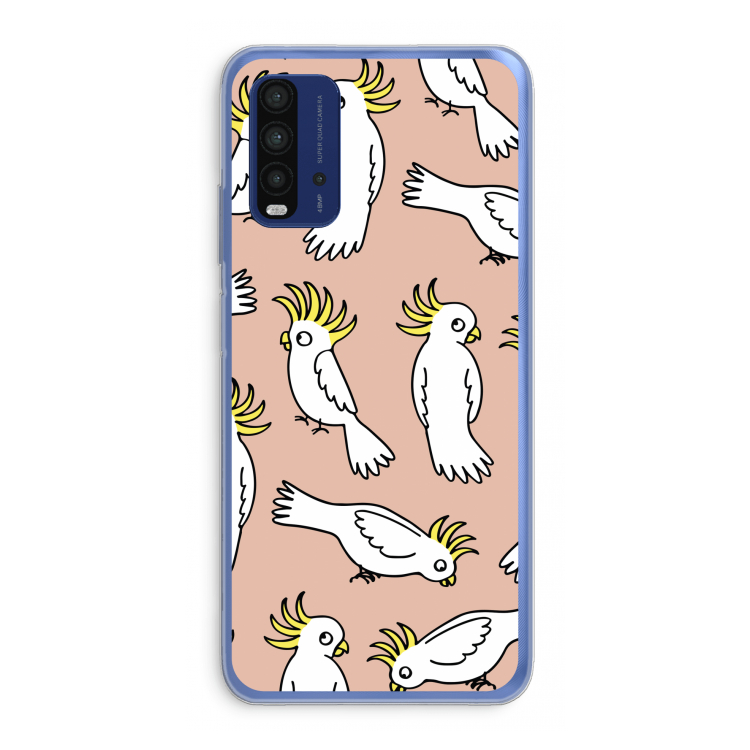 Papegaai: Xiaomi Redmi 9T Transparant Hoesje