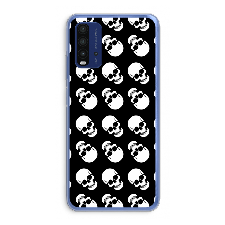 Musketon Skulls: Xiaomi Redmi 9T Transparant Hoesje